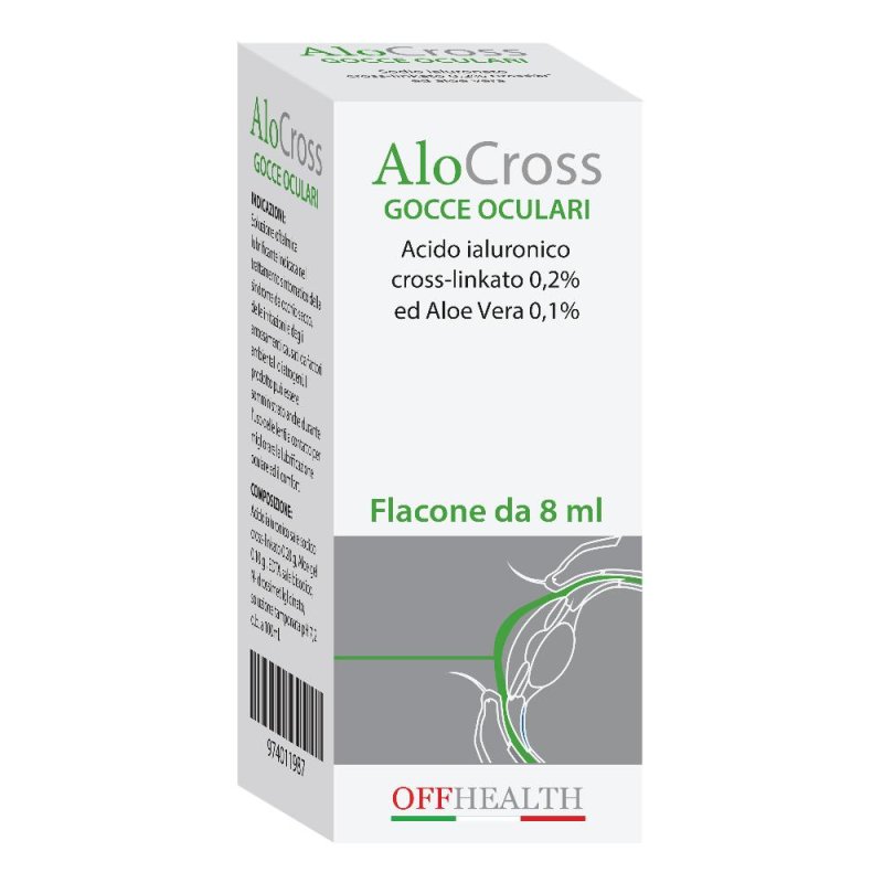 Alocross soluzione oftalmica per occhi secchi 8 ml Alocross soluzione oftalmica per occhi secchi 8 ml