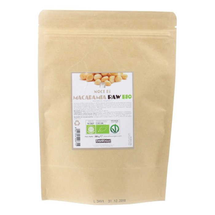 MACADAMIA NOCI BIO 200G MACADAMIA NOCI BIO 200G