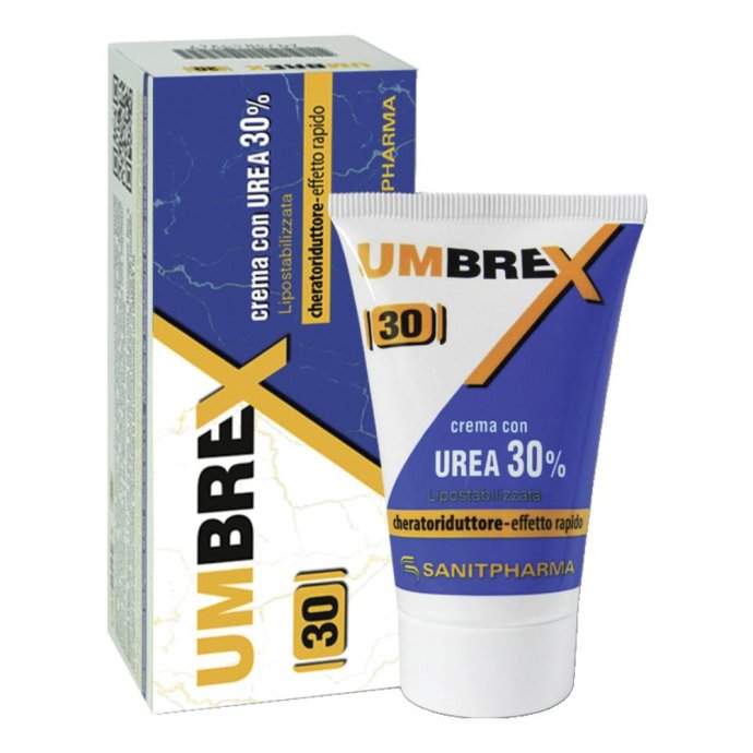 Sanitpharma Umbrex - 30 Crema con urea Trattamento Cheratoriduttore 50 ml Sanitpharma Umbrex - 30 Crema con urea Trattamento Cheratoriduttore 50 ml