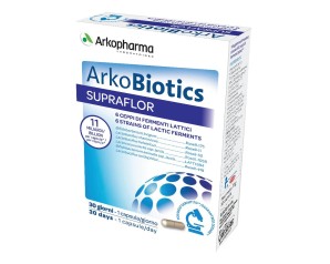 ArkoBiotics Supraflor 30 capsule - Integratore con Fermenti Lattici per l'Equilibrio Intestinale
