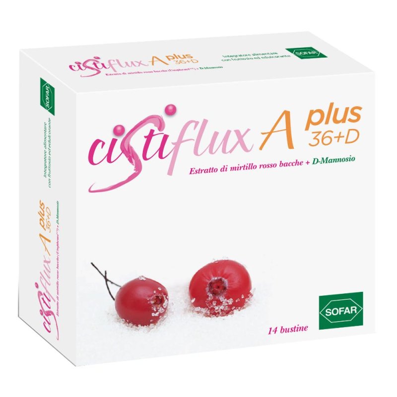Cistiflux A Plus 36 D Integratore Alimentare Sofar 14 Bustine Cistiflux A Plus 36 D Integratore Alimentare Sofar 14 Bustine