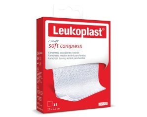 Leukoplast Cutisoft - Soft Compress Compressa in TNT 7,5 x 7,5 cm 12 compresse