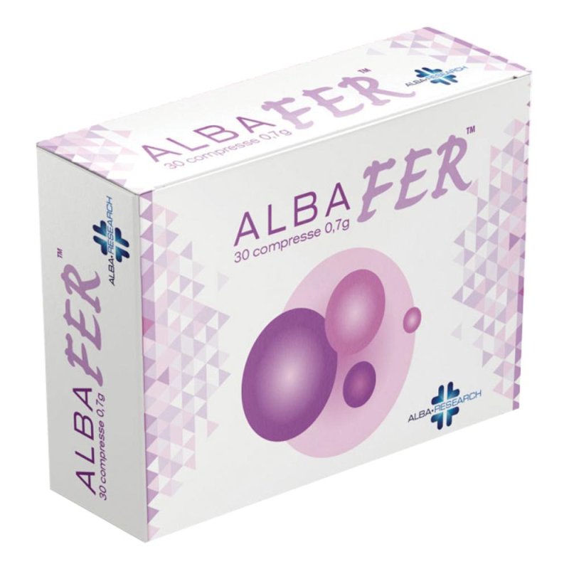 Albafer 30 compresse - integratore di ferro con vitamine e minerali Albafer 30 compresse - integratore di ferro con vitamine e minerali