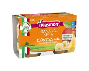 Plasmon (heinz Italia) Plasmon Omogeneizzato Banana/mela 2 X 104 G