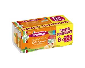 Plasmon (heinz Italia) Plasmon Omogeneizzato Banana/mela 6 X 104 G