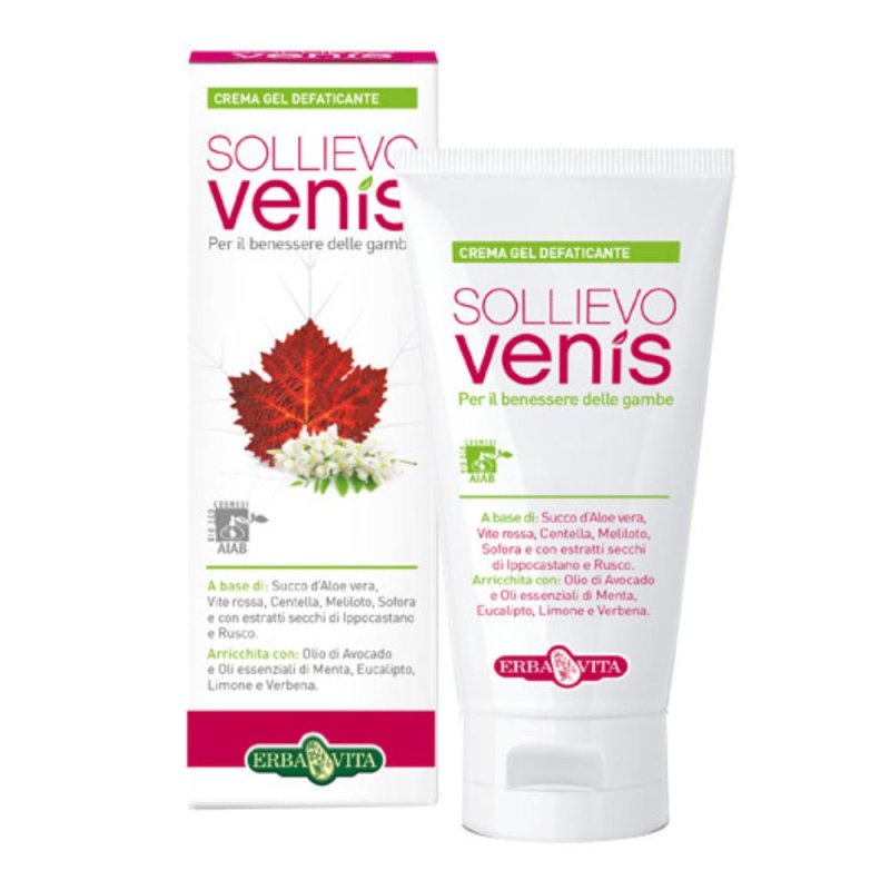 Erba Vita Linea Benessere Gambe Sollievo Venis Crema Gel Defaticante 100 ml Erba Vita Linea Benessere Gambe Sollievo Venis Crema Gel Defaticante 100 ml