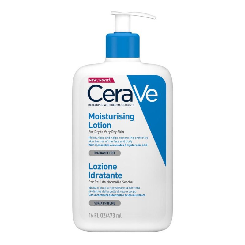 CeraVe Lozione Idratante Viso e Corpo 473ml CeraVe Lozione Idratante Viso e Corpo 473ml