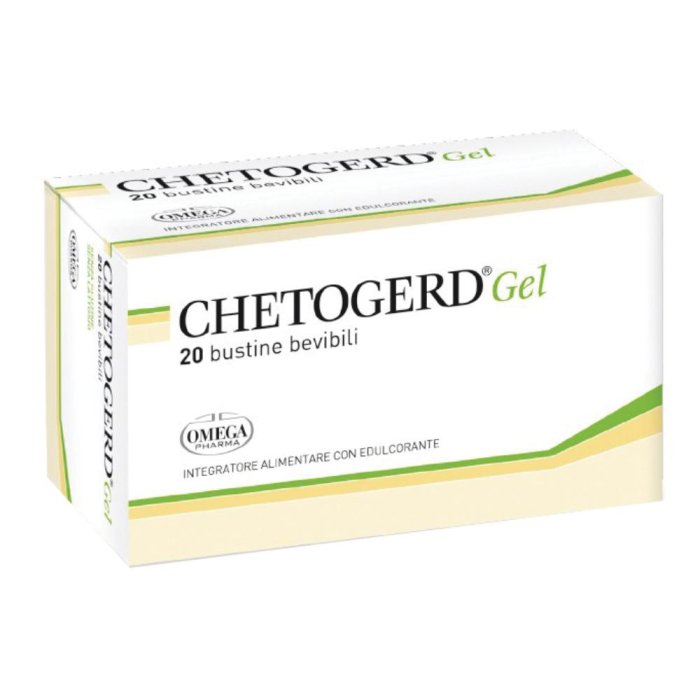Chetogerd Gel - Integratore per il Benessere Digestivo 20 stick Chetogerd Gel - Integratore per il Benessere Digestivo 20 stick