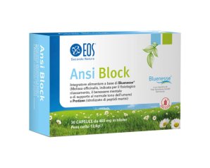 Eos Ansi Block Integratore Alimentare Relax e Buonumore 30 Capsule