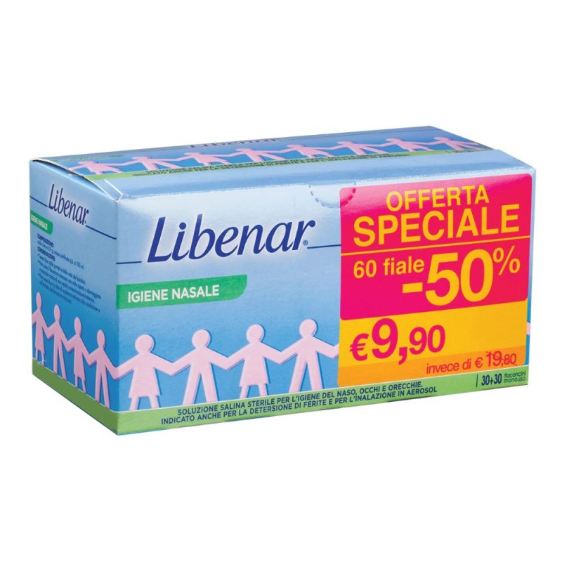 Perrigo Italia Fiale Monodose Libenar 60 Pezzi Da 5 Ml