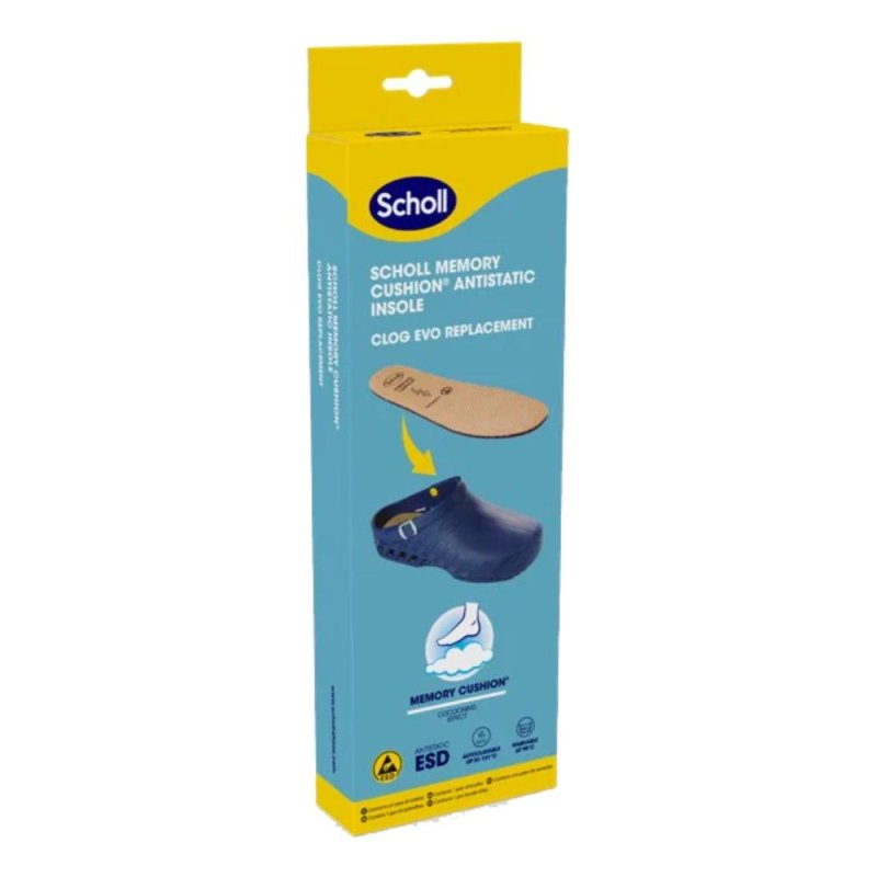 Clog Evo Memory Cushion taupe 35-36 zoccoli sanitari con sottopiede memory