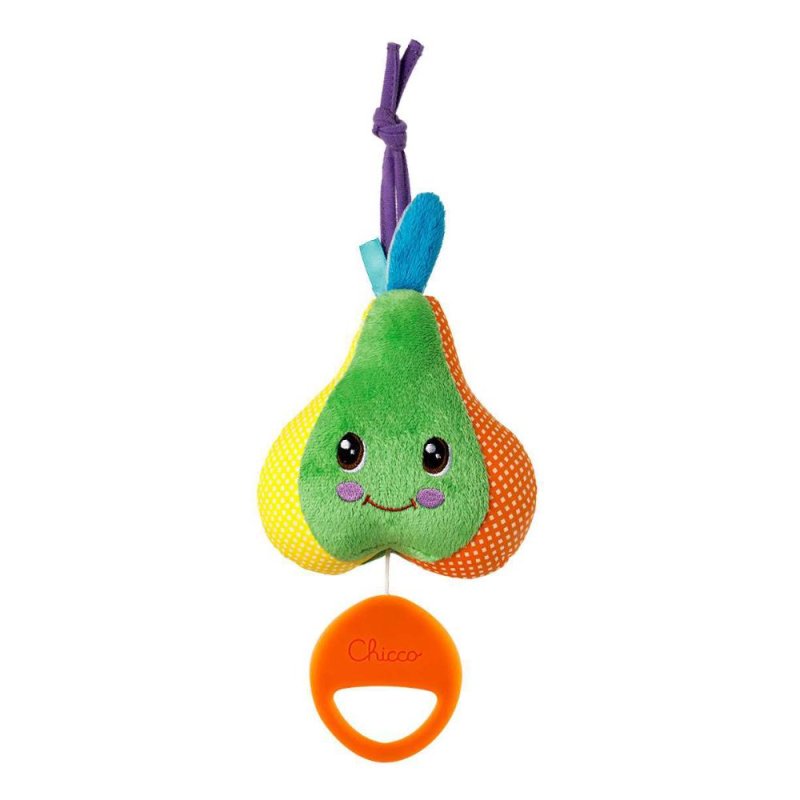 Chicco Gioco Carillon Dolce Pera 0M+ Peluche con Melodia, 1 Pezzo