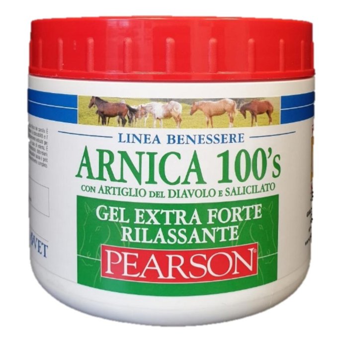 Arnica 100's Gel Extra Forte Rilassante per Cavallo - Sollievo e Tonificazione Muscolare 500 ml
