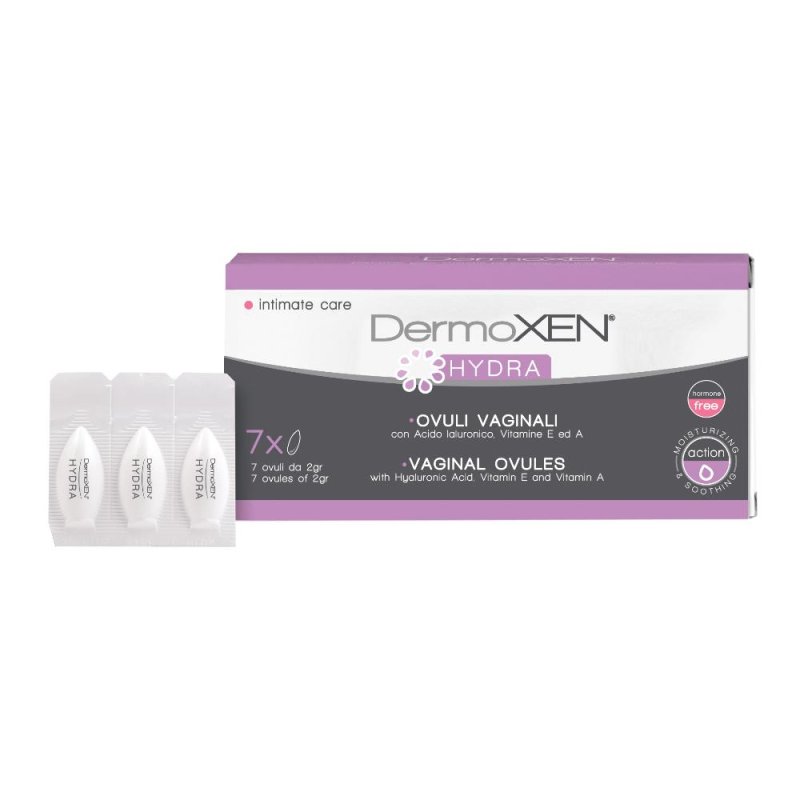 Dermoxen Hydra 7 ovuli vaginali idratanti e protettivi Da 2 g