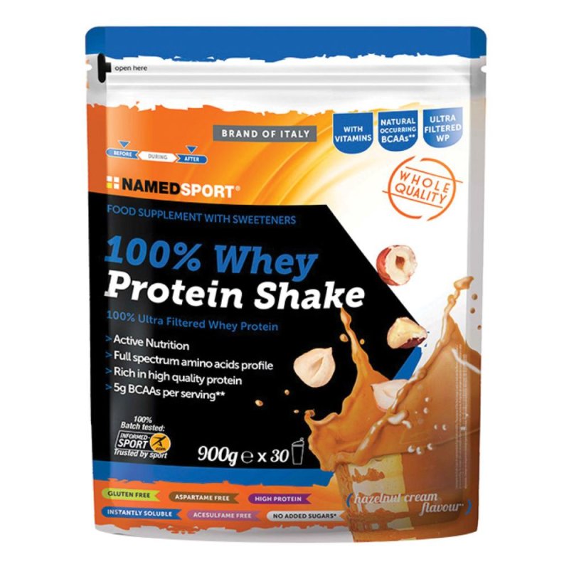 Named Sport Whey Protein Shake Hazelnut Cream 900 G