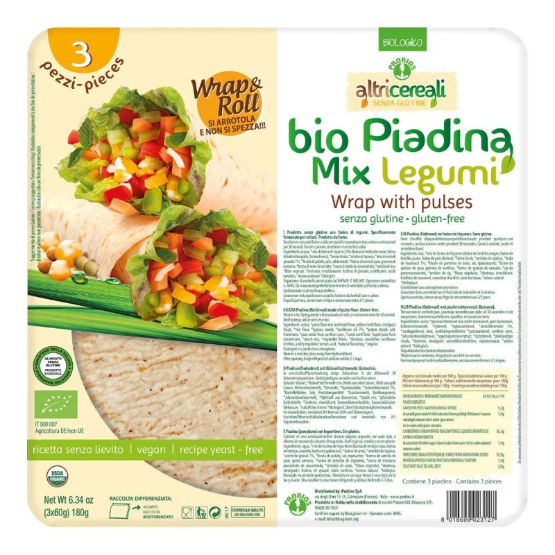 ALTRICEREALI Piadina Mix Leg. ALTRICEREALI Piadina Mix Leg.