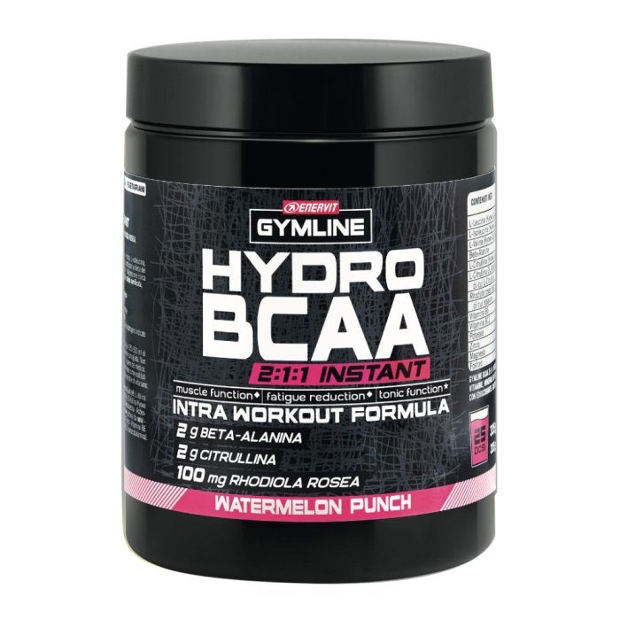 Enervit Gymline Hydro BCAA 2:1:1 Instant Watermelon Punch 335g Enervit Gymline Hydro BCAA 2:1:1 Instant Watermelon Punch 335g
