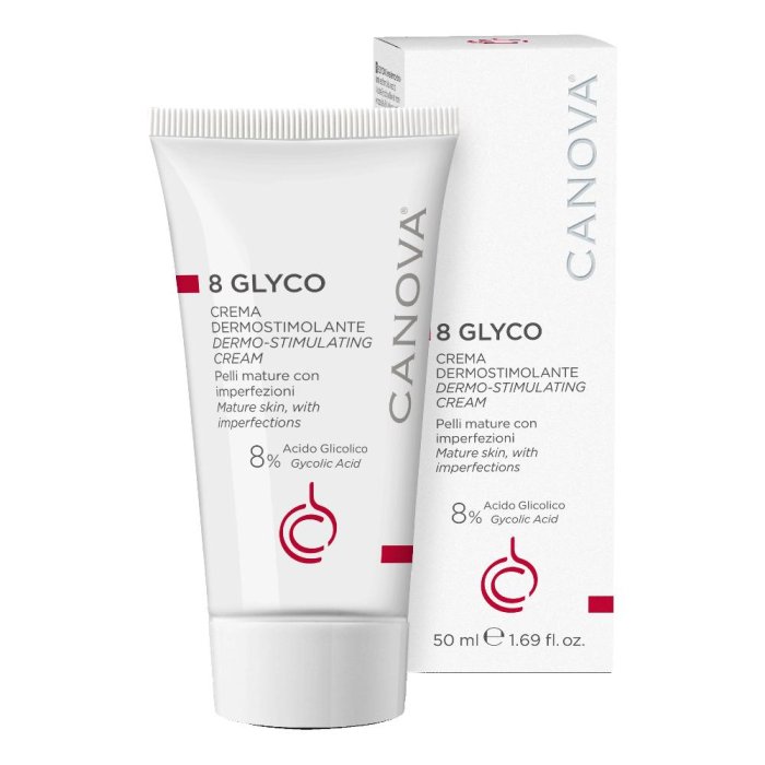 8 GLYCO Crema Dermostimolante con Acido Glicolico 8% - Restituisce Tono ed Elasticità alla Pelle 50 ml 8 GLYCO Crema Dermostimolante con Acido Glicolico 8% - Restituisce Tono ed Elasticità alla Pelle 50 ml