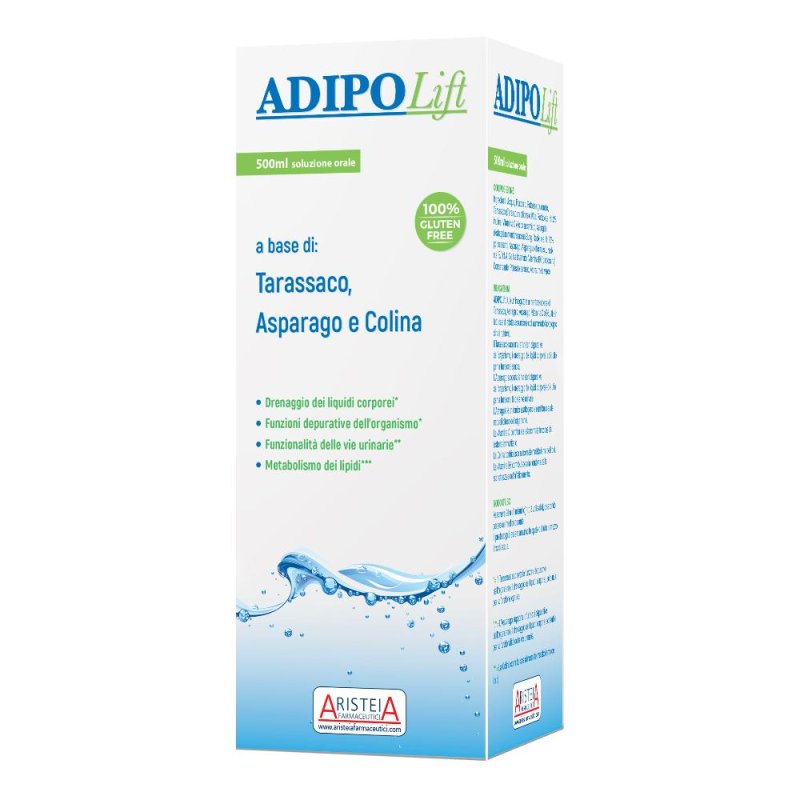 Aristeia Farmaceutici Adipolift Integratore Drenante, 500ml Aristeia Farmaceutici Adipolift Integratore Drenante, 500ml