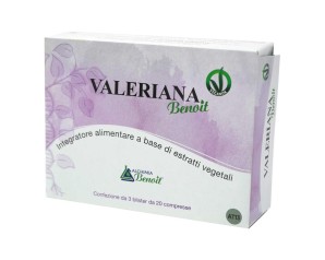 Valeriana Benoit 60 compresse - integratore a base di valeriana per sonno e rilassamento