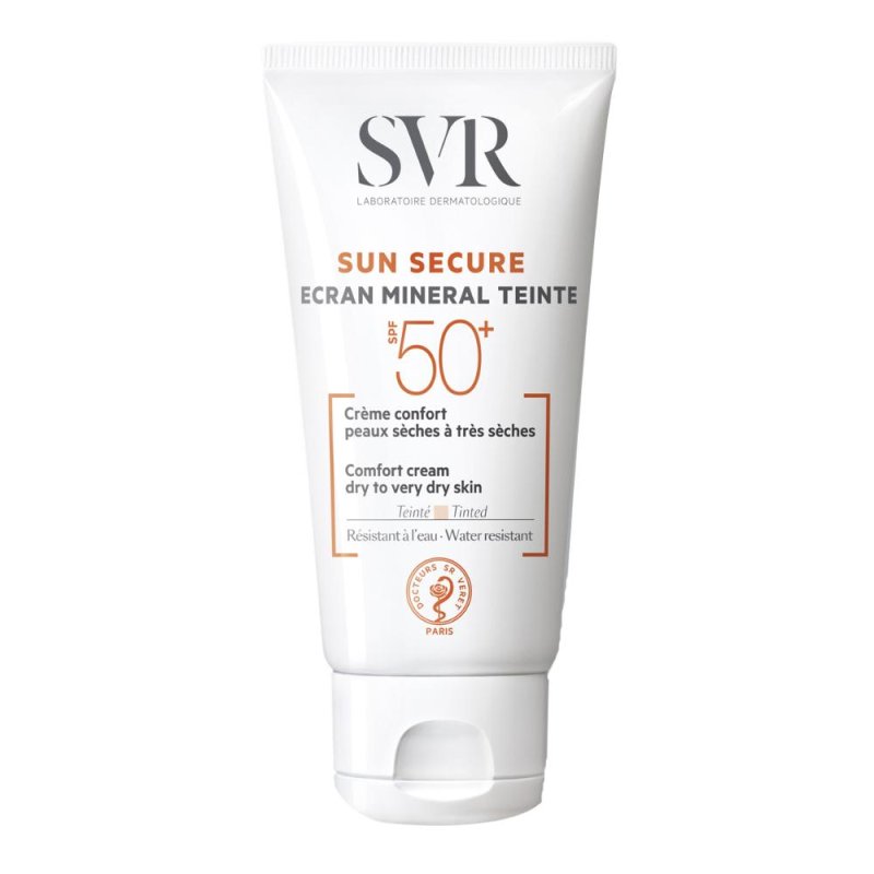 SVR Sun Secure - Ecran Mineral Teint&egrave; Pelli Secche SPF50+ 50 ml