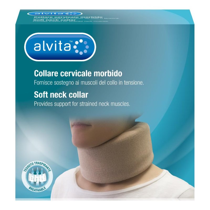 Alvita Collare Cervicale Morbido Taglia 2 (36-42 cm) 1 Pezzo Alvita Collare Cervicale Morbido Taglia 2 (36-42 cm) 1 Pezzo
