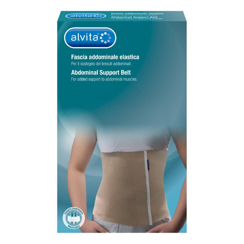 Alvita Fascia Addominale Elastica Taglia 1 (75-90 cm) 1 Pezzo