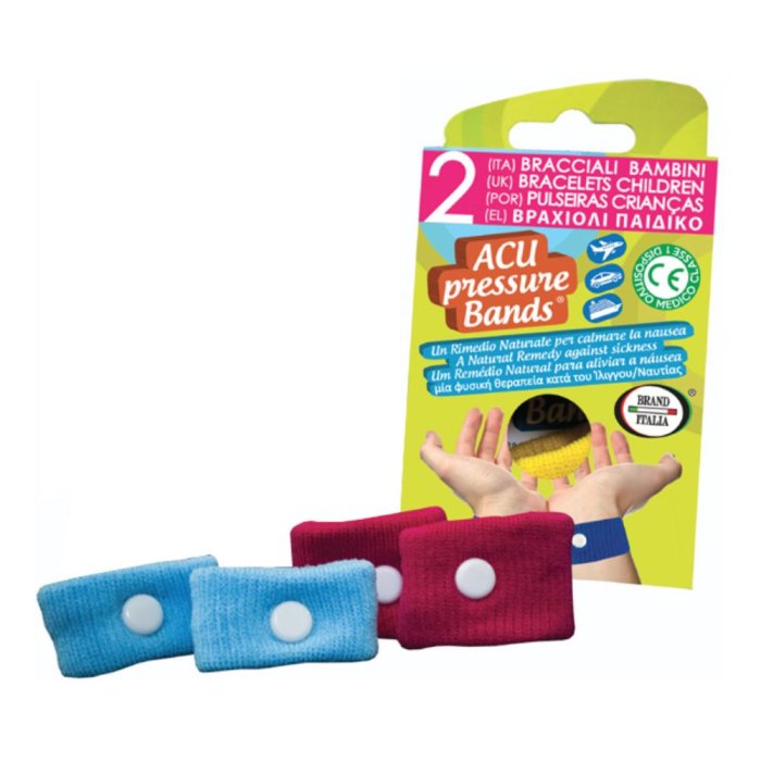 Acu Pressure Band Bambini Braccialetti Acupressione Antinausea da Polso per Mal di Auto e Mal di Mare, Set 2 Pezzi Acu Pressure Band Bambini Braccialetti Acupressione Antinausea da Polso per Mal di Auto e Mal di Mare, Set 2 Pezzi