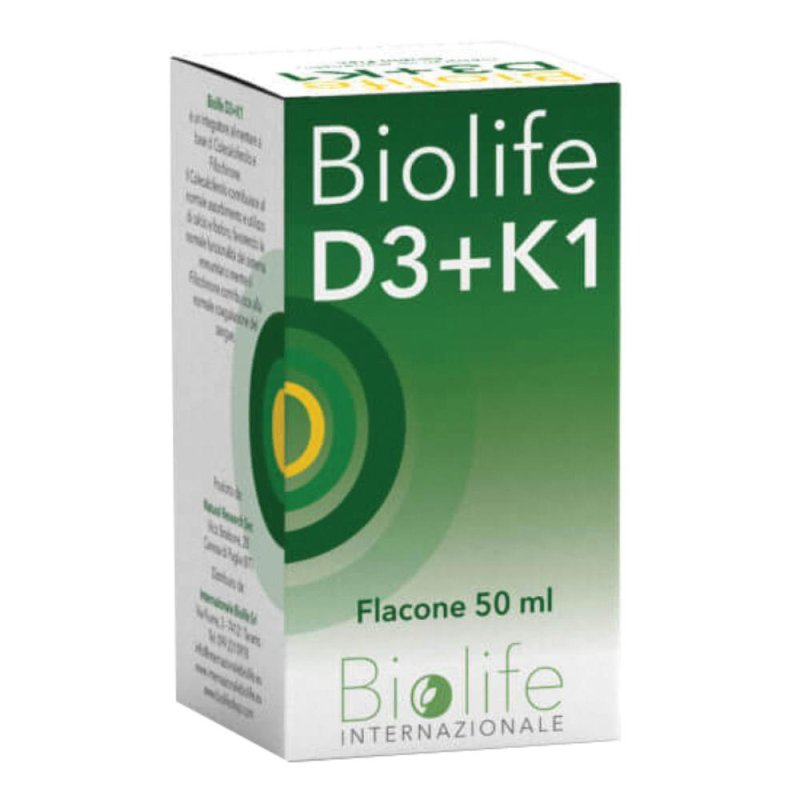 BIOLIFE D3+K1 Gtt 50ml BIOLIFE D3+K1 Gtt 50ml
