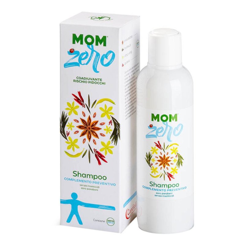Candioli MOM Zero Shampoo Preventivo Coadiuvante Rischio Pidocchi 200 ml Candioli MOM Zero Shampoo Preventivo Coadiuvante Rischio Pidocchi 200 ml