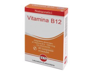 Vitamina B12 - Integratore Alimentare Metilcobalamina - 40 Compresse