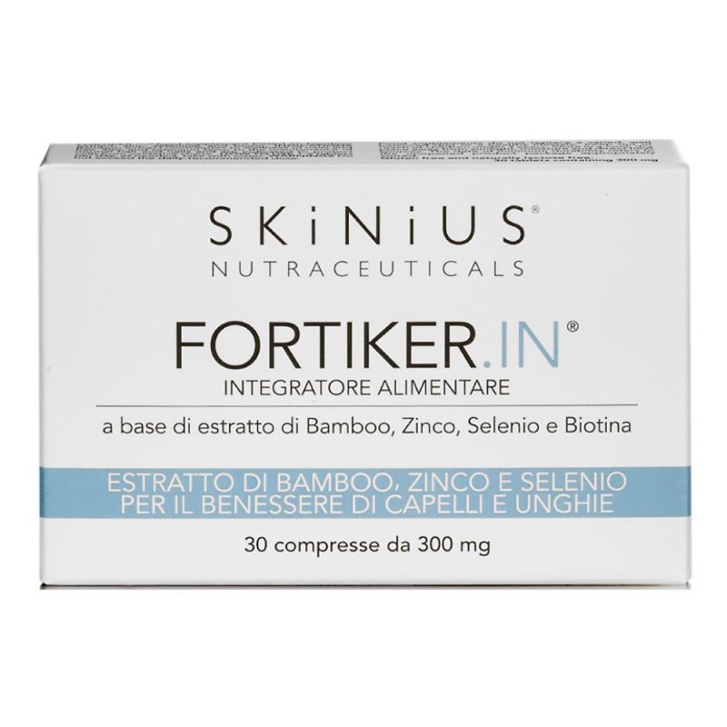 Skinius Fortiker In integratore Antiossidante per Capelli e Unghie 30 compresse