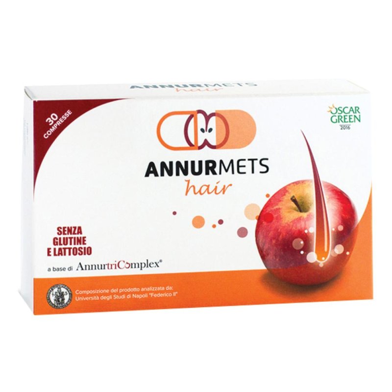 Annurmets Hair 550 Mg Integratore alimentare benessere capelli Confezione 30 Capsule Annurmets Hair 550 Mg Integratore alimentare benessere capelli Confezione 30 Capsule