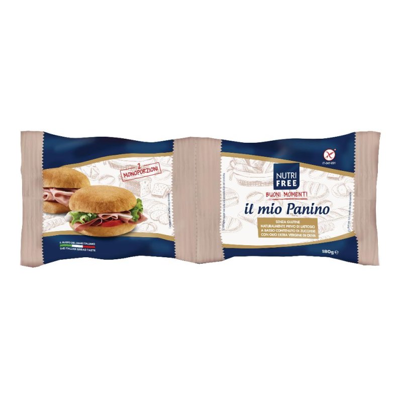Nutri free Pane Il Mio Panino Senza Glutine 2 Confezione da 90g Nutri free Pane Il Mio Panino Senza Glutine 2 Confezione da 90g