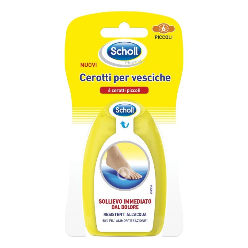Dr.scholl's Div.rb Healthcare Scholl Cerotti Per Vesciche Piccoli 6 Pezzi Dr.scholl's Div.rb Healthcare Scholl Cerotti Per Vesciche Piccoli 6 Pezzi