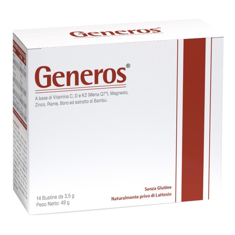 Generos Integratore Alimentare 15 Bustine Generos Integratore Alimentare 15 Bustine