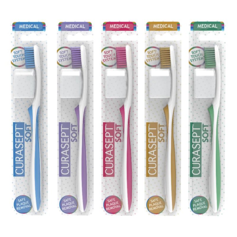 Curasept Spazzolino Soft Medical Vari Colori 1 Pezzo Curasept Spazzolino Soft Medical Vari Colori 1 Pezzo