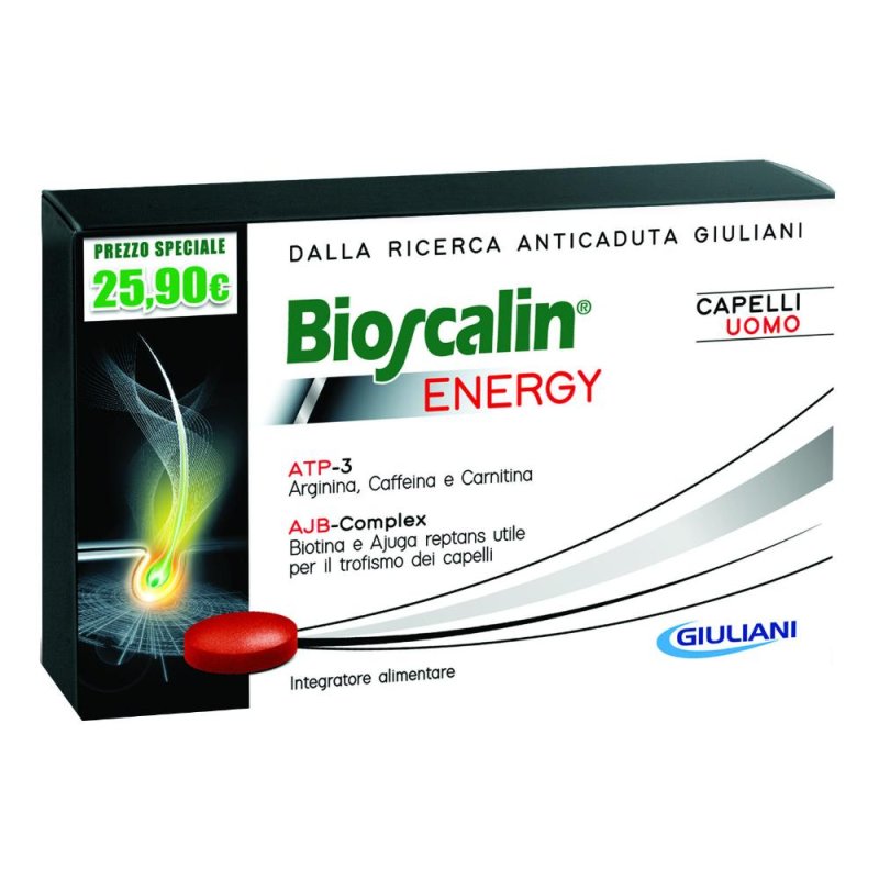 Bioscalin Capelli Uomo Energy Anticaduta Integratore 30 Compresse Bioscalin Capelli Uomo Energy Anticaduta Integratore 30 Compresse