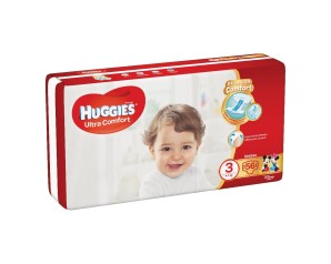 HUGGIES ULTRA COMFORT GR 3 56P