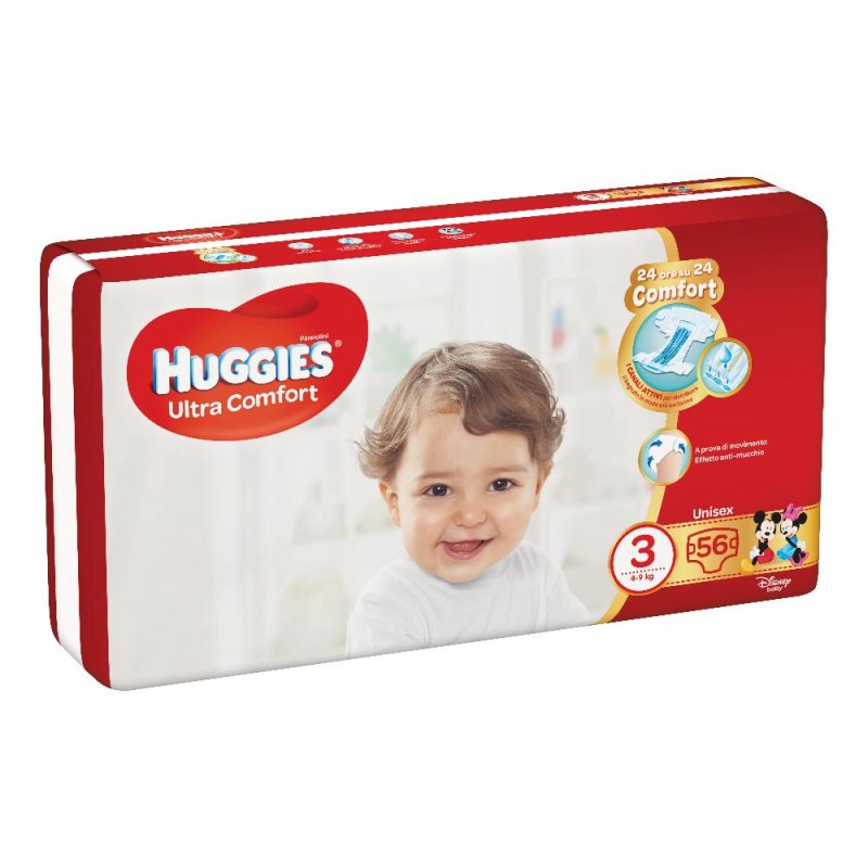 HUGGIES ULTRA COMFORT GR 3 56P HUGGIES ULTRA COMFORT GR 3 56P