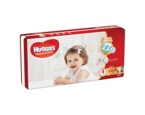 HUGGIES ULTRA COMFORT GR 4 50P