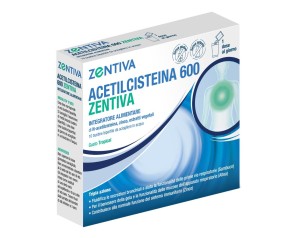 Zentiva Italia Acetilcisteina 600 Zentiva 10 Bustine Bipartite Gusto Tropical