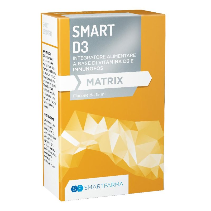 Smart D3 Matrix integratore vitamina D3 gocce 15 ml Smart D3 Matrix integratore vitamina D3 gocce 15 ml