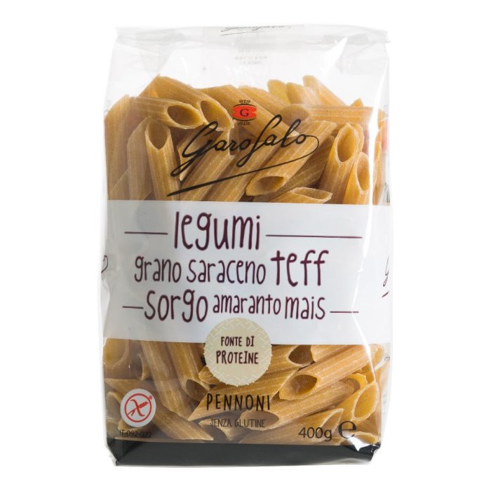 Garofalo Pennoni Pasta Senza Glutine Legumi E Cereali 400 G Garofalo Pennoni Pasta Senza Glutine Legumi E Cereali 400 G