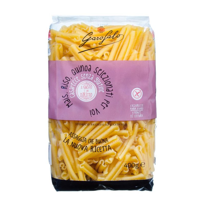 Garofalo Senza Glutine - Caserecce 400g Garofalo Senza Glutine - Caserecce 400g