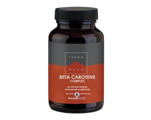 Terranova Beta Carotene Integratore 50 Capsule Antiossidante Naturale per Pelle Vista e Abbronzatura