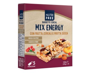 Nutrifree Alimenti senza Glutine Snack e Merende Barrette Cereal Mix Energy 5 x 28 g