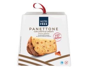 Nutrifree Alimenti senza Glutine Selezione Dolci & Specialità Panettone con Uvetta e Canditi 600 g