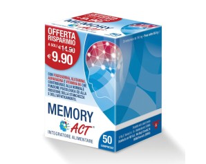 Memory Act integratore per memoria e concentrazione 50 compresse