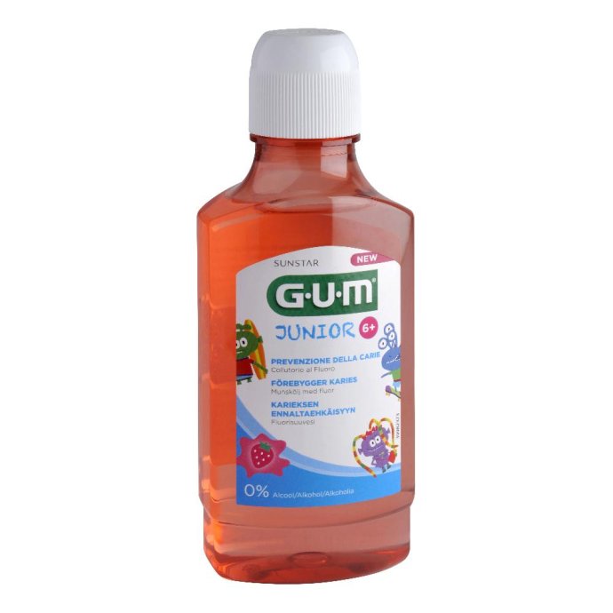 Gum Junior Monster Collutorio 300 Ml Per Bambini Dai 6 Anni In Su Gum Junior Monster Collutorio 300 Ml Per Bambini Dai 6 Anni In Su